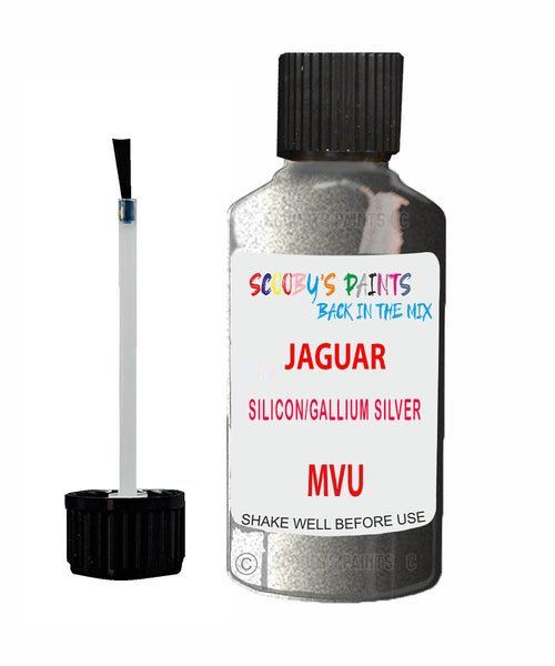 Car Paint Jaguar Xj Silicon/Gallium Silver Mvu Scratch Stone Chip Kit