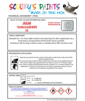 Jaguar Xj Yulong/Glacier White 1Aq Health and safety instructions for use