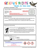 Instructions for use Jaguar Fuji White Car Paint