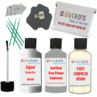 Jaguar Rhodium Silver Car Detailing Paint and polish finishing kit