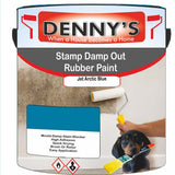 Denny's Waterpoof Paint For Stamp Out Damp Colour- Jet Arctic Blue - Damp-Block Mould-Safe Breathable