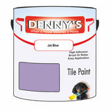 Denny's Tile Paint For Commercial Areas Colour- Jet Blue - High-Traffic Durable Easy-Clean
