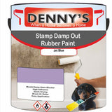 Denny's Waterpoof Paint For Stamp Out Damp Colour- Jet Blue - Damp-Block Mould-Safe Breathable