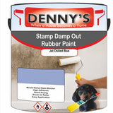 Denny's Waterpoof Paint For Stamp Out Damp Colour- Jet Chilled Blue - Damp-Block Mould-Safe Breathable