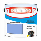 Denny's Plastic Paint For Pipes Colour- Jet Harbour Blue - Chemical-Safe Impactproof Durable
