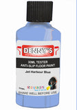 Denny's Floor Paint For Grip Coating Colour- Jet Harbour Blue - Anti-Slip Hardwearing Safe