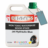 Denny's Stain Paint For Fences Colour- Jet Hydraulic Blue - Weatherproof Uv-Safe Protect