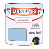 Denny's Wood Paint For Decking Colour- Jet Nautical Blue - Anti-Slip Weatherproof Durable
