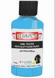 Denny's Floor Paint For Grip Coating Colour- Jet Petrol Blue - Anti-Slip Hardwearing Safe