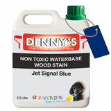 Denny's Stain Paint For Fences Colour- Jet Signal Blue - Weatherproof Uv-Safe Protect