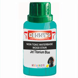 Denny's Stain Paint For Fences Colour- Jet Titanium Blue - Weatherproof Uv-Safe Protect