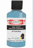 Denny's Floor Paint For Grip Coating Colour- Jet Turbo Blue - Anti-Slip Hardwearing Safe