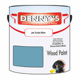 Denny's Wood Paint For Decking Colour- Jet Turbo Blue - Anti-Slip Weatherproof Durable