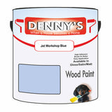 Denny's Wood Paint For Decking Colour- Jet Workshop Blue - Anti-Slip Weatherproof Durable
