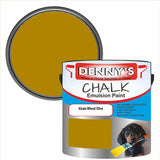 Denny's Chalk Paint For Furniture Colour- Khaki Wheat Olive - Matte Scuffproof Refresh