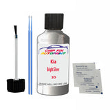 Kia Bright Silver Touch Up Paint Code 3D Scratch Repair Kit