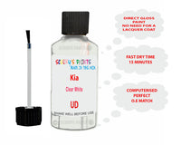 Kia Clear White Paint Code UD