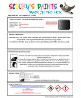 Instructions for use Kia Platinum Graphite Car Paint