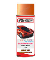 Lamborghini Arancio Anthaeus Aerosol Spray Paint Code 214 Basecoat Spray Paint