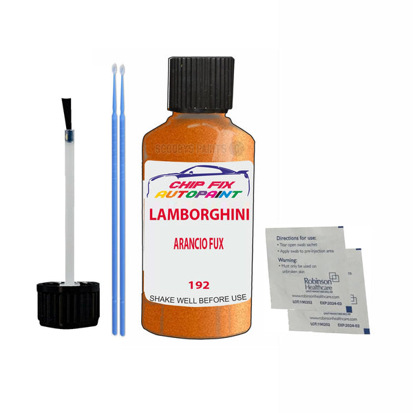 Lamborghini Urus Arancio Fux Touch Up Paint Code 192 Scratch Repair Paint