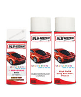 Lamborghini Other Models Bianco Complete Aerosol Kit With Primer And Lacquer