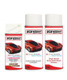 Lamborghini Other Models Bianco Impact Complete Aerosol Kit With Primer And Lacquer