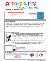 Instructions For Use Lamborghini Aventador Blu Cepheus Car Paint