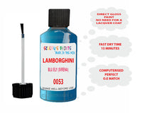 Instructions for Use Lamborghini Other Models Blue Touch Up Paint