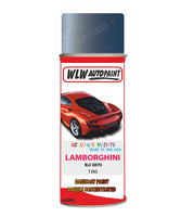 Lamborghini Blu Grifo Aerosol Spray Paint Code 186 Basecoat Spray Paint