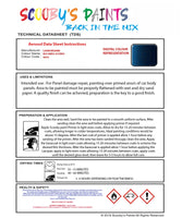 Instructions For Use Lamborghini Aventador S Blu Hera (Scuro) Car Paint