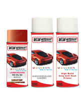 Lamborghini Diablo Fire Opal Red Complete Aerosol Kit With Primer And Lacquer