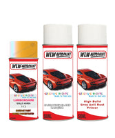 Lamborghini Aventador S Giallo Horus Complete Aerosol Kit With Primer And Lacquer