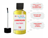 Instructions for Use Lamborghini Aventador S Yellow Touch Up Paint