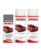 Lamborghini Aventador Grigio Acheso Complete Aerosol Kit With Primer And Lacquer