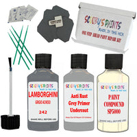 Lamborghini Grigio Acheso Car Detailing Paint And Polish Finish Kit