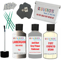 Lamborghini Grigio Antares Car Detailing Paint And Polish Finish Kit