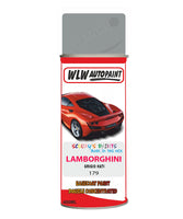 Lamborghini Grigio Hati Aerosol Spray Paint Code 179 Basecoat Spray Paint