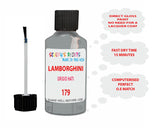 Instructions for Use Lamborghini Aventador Silver-Grey Touch Up Paint