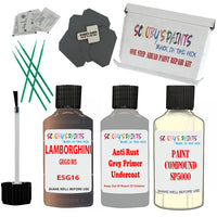 Lamborghini Grigio Iris Car Detailing Paint And Polish Finish Kit