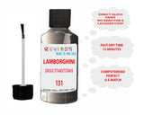 Instructions for Use Lamborghini Aventador S Silver-Grey Touch Up Paint