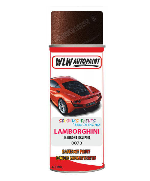 Lamborghini Marrone Eklipsis Aerosol Spray Paint Code 73 Basecoat Spray Paint
