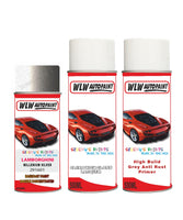 Lamborghini Other Models Millenium Silver Complete Aerosol Kit With Primer And Lacquer