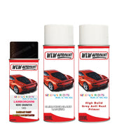 Lamborghini Aventador Nero Granatus Complete Aerosol Kit With Primer And Lacquer