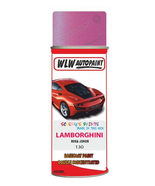 Lamborghini Rosa Johor Aerosol Spray Paint Code 130 Basecoat Spray Paint