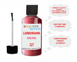 Instructions for Use Lamborghini Aventador Red Touch Up Paint