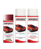 Lamborghini Huracan Rosso Pyra Complete Aerosol Kit With Primer And Lacquer