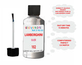 Instructions for Use Lamborghini Gallardo Silver-Grey Touch Up Paint