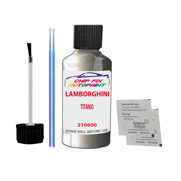 Lamborghini Other Models Titanio Touch Up Paint Code 210600 Scratch Repair Paint