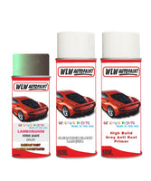 Lamborghini Other Models Verde Agave Complete Aerosol Kit With Primer And Lacquer