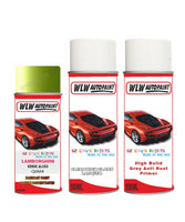 Lamborghini Aventador S Verde Alceo Complete Aerosol Kit With Primer And Lacquer